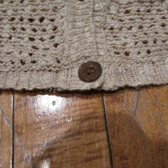 Mesh Tan Gap Cardigan - Picture 5 of 7